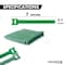 Kable Kontrol Hook and Loop Fastener Wrap, 7 in, 1/2 in W, Green, 20 PK HLT050X7-20-GREEN - alternate 5